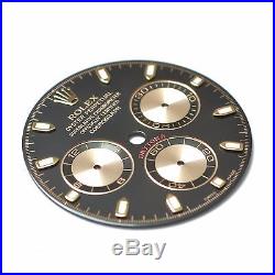 100% Original Rolex Daytona Dial in Brown for Rose Gold 116505 incl. Hand Set