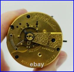 11J 1880 Waltham Pocket Watch PS Bartlett Movement Parts Repair Case Dial Hands