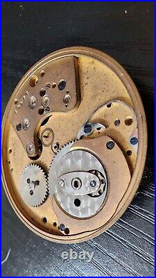 1872 E. Howard Series IV 15j N Pocket Watch Movement Good Staff Parts Repair