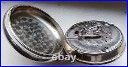 1886 AMERICAN WALTHAM 18s 15J POCKET WATCH CO CRESCENT STREET NO BALANCE PARTS