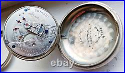 1886 AMERICAN WALTHAM 18s 15J POCKET WATCH CO CRESCENT STREET NO BALANCE PARTS