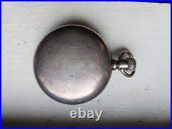 1886 AMERICAN WALTHAM 18s 15J POCKET WATCH CO CRESCENT STREET NO BALANCE PARTS