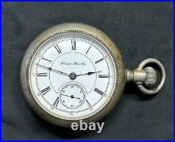 1893 18s 11j HAMPDEN Watch Company DUEBER POCKET WATCH Silveroid PARTS REPAIR