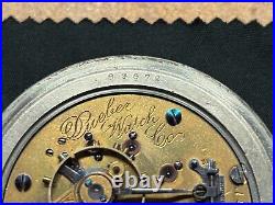 1893 18s 11j HAMPDEN Watch Company DUEBER POCKET WATCH Silveroid PARTS REPAIR