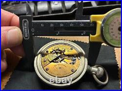 1893 18s 11j HAMPDEN Watch Company DUEBER POCKET WATCH Silveroid PARTS REPAIR