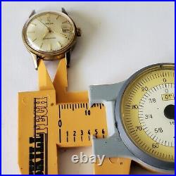 1960s Omega Seamaster Ladymatic Gold Plated Wristwatch Nice Runs/Parts