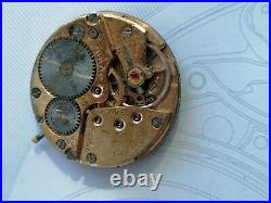 1962 Omega 268 Hand Wind Movement With Dial. For Parts/restore. Sold As Is