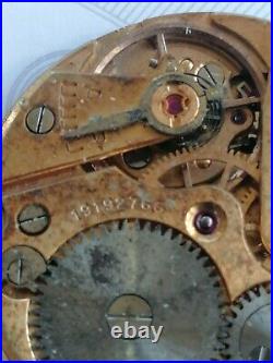 1962 Omega 268 Hand Wind Movement With Dial. For Parts/restore. Sold As Is