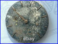 1962 Omega 268 Hand Wind Movement With Dial. For Parts/restore. Sold As Is