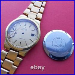 1973 Omega Geneve Parts case caseback dial hands bracelet 166.0173 mens watch