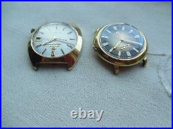 2 Watches 1974 Bulova Accutron, 17 Jewels. Not Running. For Prepairs-parts Only