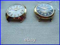 2 Watches 1974 Bulova Accutron, 17 Jewels. Not Running. For Prepairs-parts Only