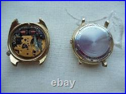 2 Watches 1974 Bulova Accutron, 17 Jewels. Not Running. For Prepairs-parts Only