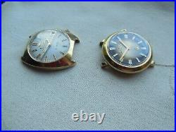 2 Watches 1974 Bulova Accutron, 17 Jewels. Not Running. For Prepairs-parts Only
