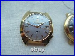 2 Watches 1974 Bulova Accutron, 17 Jewels. Not Running. For Prepairs-parts Only