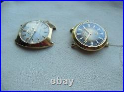 2 Watches 1974 Bulova Accutron, 17 Jewels. Not Running. For Prepairs-parts Only