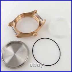 39mm Cusn8 Watch Case Spare Parts Fit NH35 NH35A Sapphire Glass 200M Waterproof