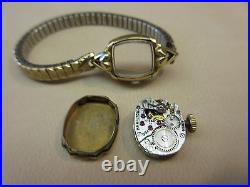 3 Hamilton watches ladies CAL 750/757/721 Gold Filled For Parts Or Repair