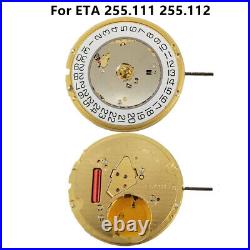 3 Hands Quartz Movement Watches Repair Parts For ETA E64.111Tap Size 10