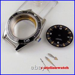 41mm Watch Case Set Hands Dial Parts Fit For Miyota 8215 ETA 2836 Sapphire Glass