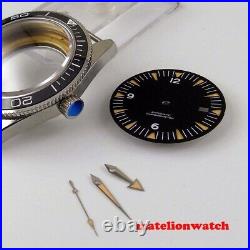 41mm Watch Case Set Hands Dial Parts Fit For Miyota 8215 ETA 2836 Sapphire Glass