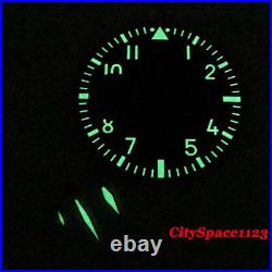 43mm Sapphire watch case + sterile Dial + Hands Fits ETA 6497 st36 Movement