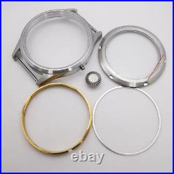 43mm Sapphire watch case + sterile Dial + Hands Fits ETA 6497 st36 Movement