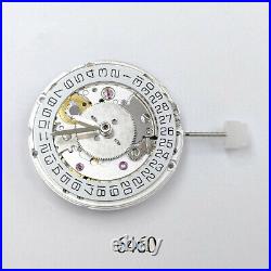 4Hands Date @3 Automatic Mechanical Watch Movement With Parts For ETA 2836-2 GMT