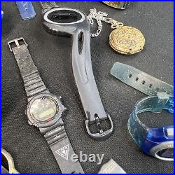 (70+) VTG Watch Lot MEN'S 1960's-2000s Estate Parts Lot Brands Bands Gold Silver