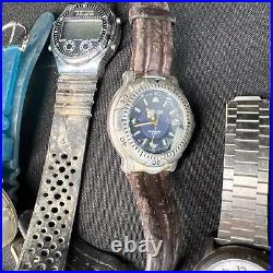 (70+) VTG Watch Lot MEN'S 1960's-2000s Estate Parts Lot Brands Bands Gold Silver