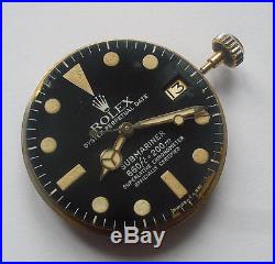 70s Rolex Submariner Date Ref. 1680 Maxi Tritium Dial, Hands, Movement Parts
