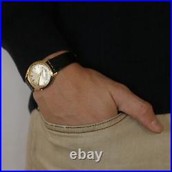 AS IS Bulova Accutron Men's Wristwatch 10k Gold Plated Watch Parts N3