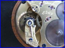 A. Lange Dresden Hunter Pocket Watch Movement #8369 with Dial & Hands