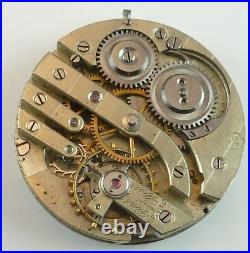 Albin Bourquin Complete Running Pocket Watch Movement Parts / Repair