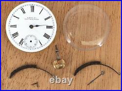 American Waltham Watch Mass No Funziona For Parts Hand Manuale 29,5 MM A. W. W