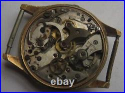 Ancora chronograph mens wristwatch gold filled case load manual for parts