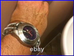 Android Aragon Hydramatic Model Ad530 Purple Dial For Parts Or Repair