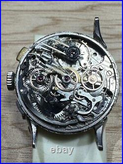 Angelus Chronograph Caliber 215 Running For Parts or project