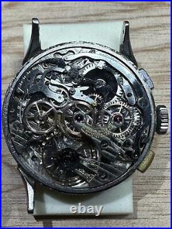 Angelus Chronograph Caliber 215 Running For Parts or project