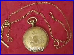 Antique 1894 Elgin Natl Pocket Watch 11 Jewel Gold Hunter Case For Parts/repair