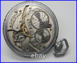 Antique 1904 A. W. W. Co Waltham Open Face illinois Vintage Old Pocket Watch parts