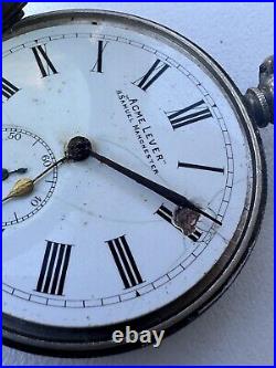 Antique. 935 Silver Pocket Watch ACME H Samuel Manchester Parts Restoration