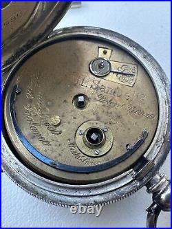 Antique. 935 Silver Pocket Watch ACME H Samuel Manchester Parts Restoration
