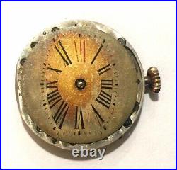 Antique Depose Watch Movement Spare Parts Repair Only No Hands