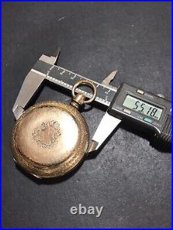 Antique ELGIN 1891 G96 18s 7J Mod 4 Full Hunter Pocket Watch #4342922 For Parts