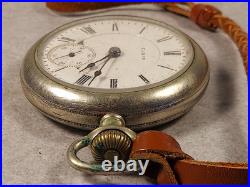 Antique ELGIN 1904 OVERLAND Pocketwatch Grade 278 18s, 17j, Model 3-Parts/Repair