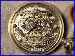 Antique ELGIN 1904 OVERLAND Pocketwatch Grade 278 18s, 17j, Model 3-Parts/Repair