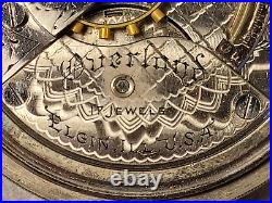 Antique ELGIN 1904 OVERLAND Pocketwatch Grade 278 18s, 17j, Model 3-Parts/Repair