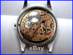 Antique Gents Omega 2nd hand Stainless Steel Wrist Watch 17 jewels. #420