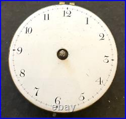 Antique George Prior London Verge Pocket Watch Movement Parts/Repair 40.4mm Geo